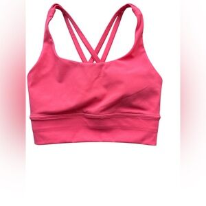 Lululemon Energy Longline Bra 2 Pink Punch NWT Sports Tank Running Tennis